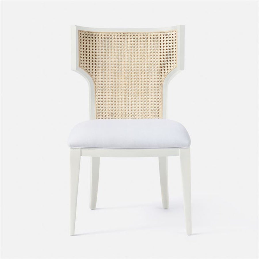 Made Goods Carleen Wingback Cane Dining Chair in Bassac Shagreen