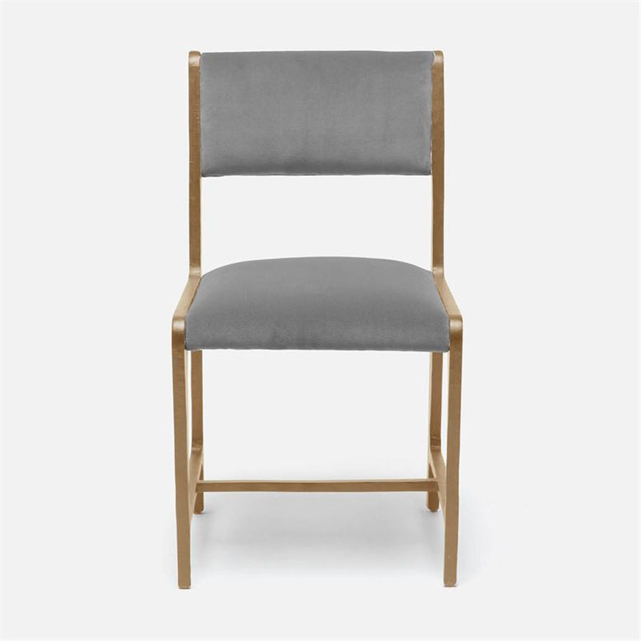 Made Goods Vallois Contemporary Side Chair, Marano Wool-on Lambskin