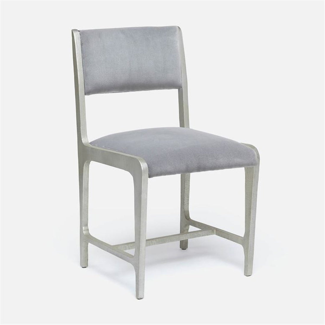 Made Goods Vallois Contemporary Metal Side Chair, Danube Fabric