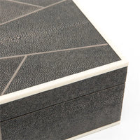Made Goods Breck Patterned Realistic Faux Shagreen XL Box