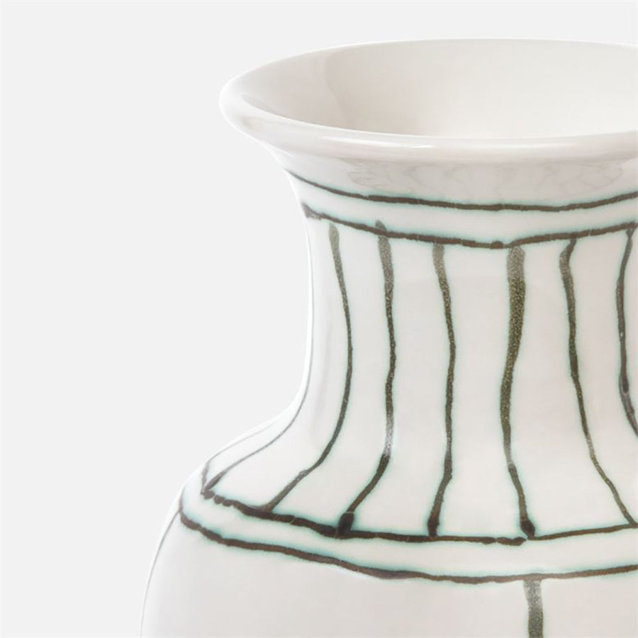 Made Goods Carmine Ceramic Outdoor Vase