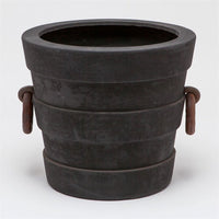 Made Goods Leslie Oversized Outdoor Pots with Decorative Handles