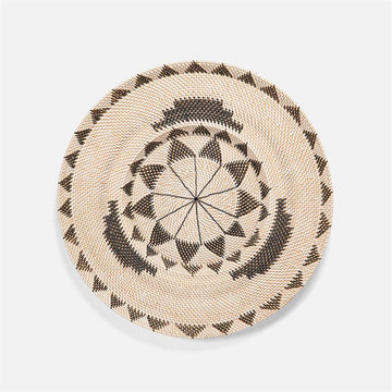 Made Goods Amaris 32-Inch Patterned Rattan Wall Art, Set of 2