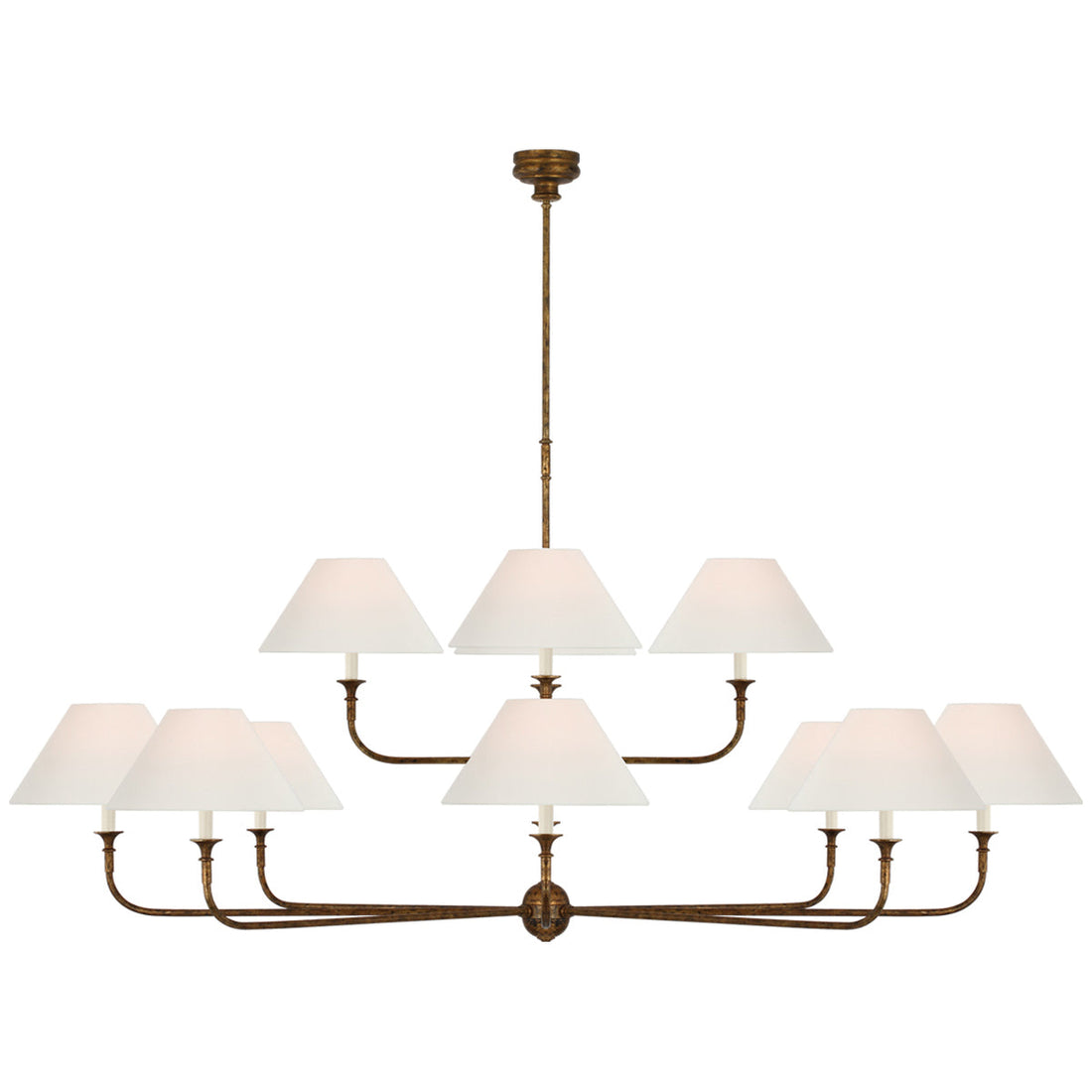 Visual Comfort Piaf Oversized Two Tier Chandelier