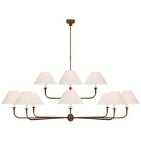 Visual Comfort Piaf Oversized Two Tier Chandelier