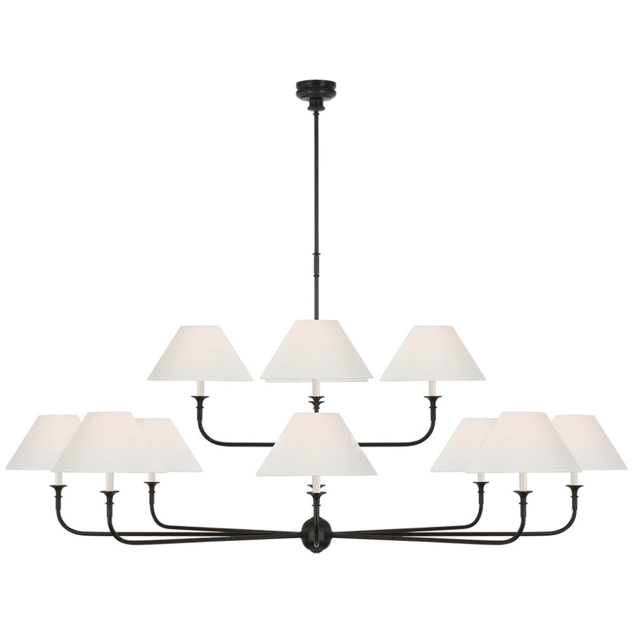 Visual Comfort Piaf Oversized Two Tier Chandelier